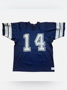 Vintage 1980’s Dallas Cowboys Medalist Sand-Knit football jersey #14 🇺🇸 made